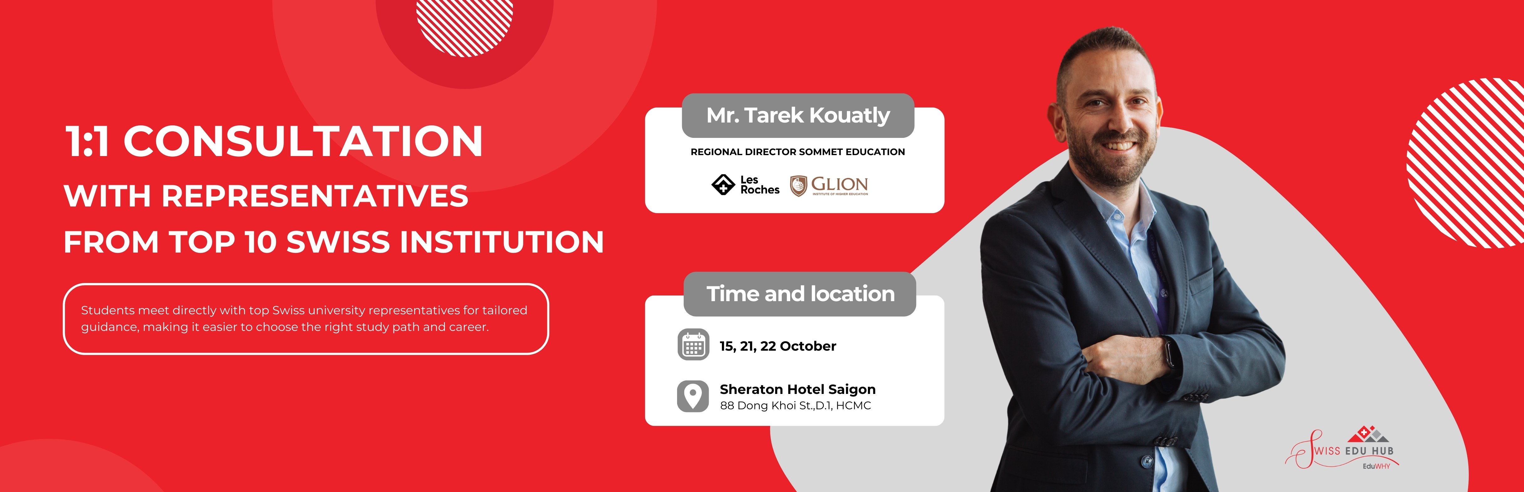 1-1 Study Abroad Consultation with Top Swiss University Representatives through Swiss Edu Hub