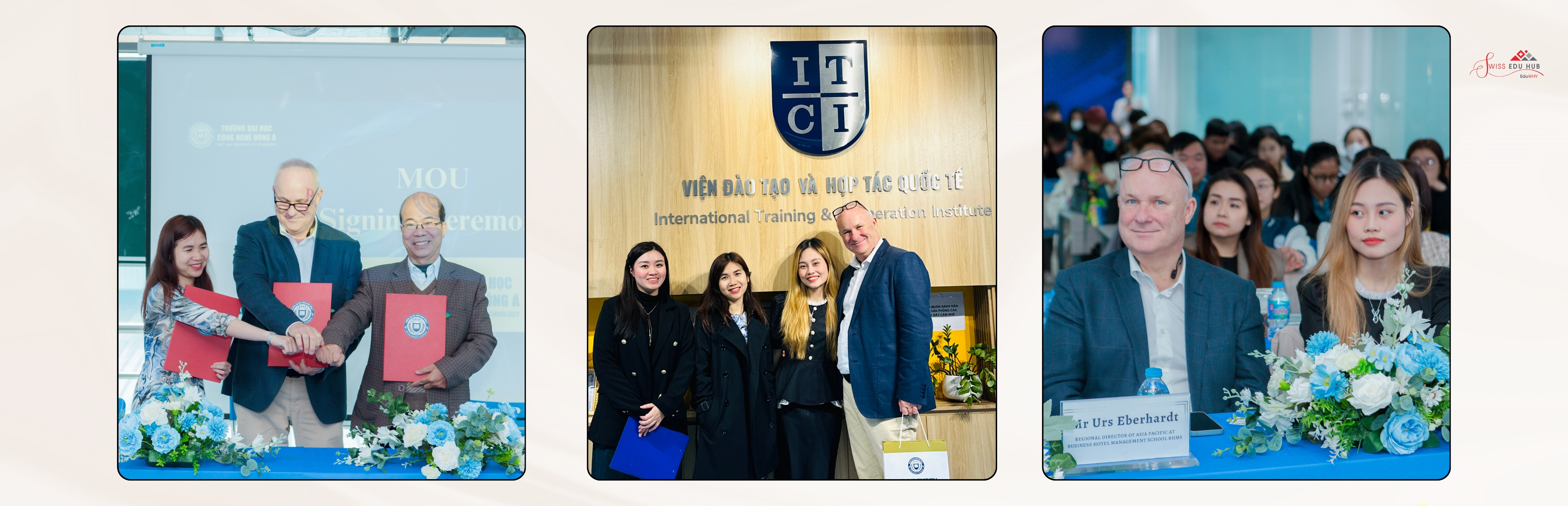 Dong A University Signs MOU with BHMS and Swiss Edu Hub by EduWhy